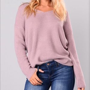 Fashion Nova. Lavender Sweater.